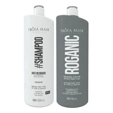 Kit Progressiva Semi Definitiva Roganic 2x1000ml Troia Hair Foto  mini 1