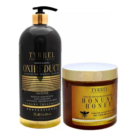 Kit Progressiva Tyrrel Professional 1l Mel Honung Honey 500g Foto 1