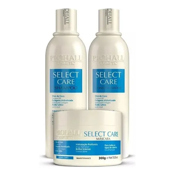 Kit Prohall Select Care Manutenção Pos Progressiva Foto 1