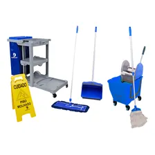 Kit Promocional Bralimpia + Carro Funcional Pá Placa Mop Foto mini 2