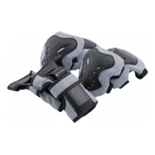 Kit Proteção Fila Patins Skate Bike Junior Tamanho Xp Cor Cinza Foto mini 3