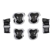 Kit Proteção Fila Patins Skate Bike Junior Tamanho Xp Cor Cinza Foto mini 2