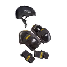 Kit Proteção Infantil + Capacete Skate Patins Bike Semipro Foto mini 1