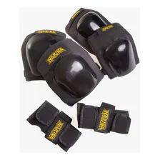 Kit Proteção Infantil + Capacete Skate Patins Bike Semipro Foto mini 2