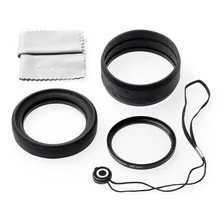 Kit Proteção Para Lente Fotográfica De 58mm Com Filtro Mc Uv Foto mini 4