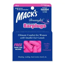 Kit Protetor Auricular Espuma Macks Dreamgirl + Slim Fit Cor Rosa Foto mini 3