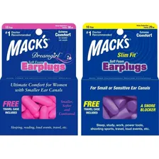 Kit Protetor Auricular Espuma Macks Dreamgirl + Slim Fit Cor Rosa Foto mini 1