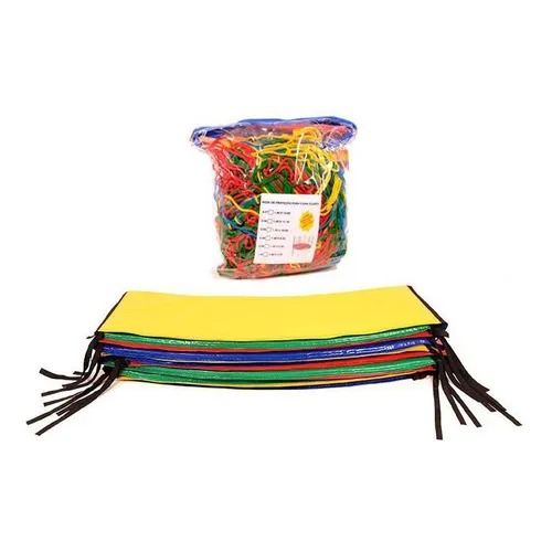 Kit Protetor De Molas E Rede De Proteção Cama Elástica 3,70m Foto 1