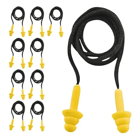 Kit Protetor Plug Auricular Com Cordão 10 Pares Vonder Foto 1