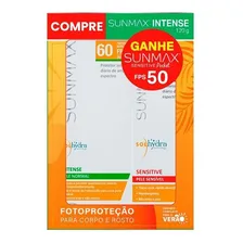 Kit Protetor Solar Sunmax Intense Fps60 + Sensitive Sunmax Foto mini 1