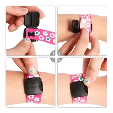 Kit Pulseira Infantil Identificação Criança Impermeável Flex Foto mini  3