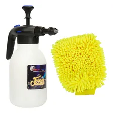 Kit Pulverizador Snow Foam Manual 2 Litros + Luva Microfibra Foto  mini 1