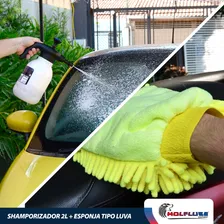 Kit Pulverizador Snow Foam Manual 2 Litros + Luva Microfibra Foto mini  2