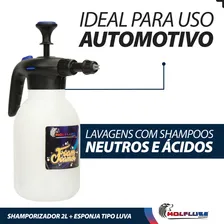 Kit Pulverizador Snow Foam Manual 2 Litros + Luva Microfibra Foto mini  3