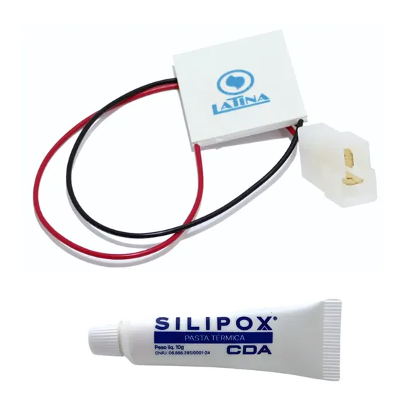 Kit Purificador Pastilha Placa Peltier 12v + Pasta Térmica Foto 1