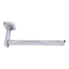 Kit Puxador De 50cm + Porta Toalha Polido Aço Inoxidável Acabamento Foto mini 2