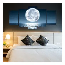 Kit Quadro Decorativos Sala Quarto Lua Foto mini 4