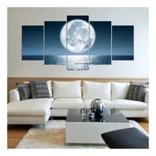 Kit Quadro Decorativos Sala Quarto Lua Foto mini 2