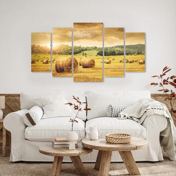 Kit Quadros Decorativos Campo Foto 1