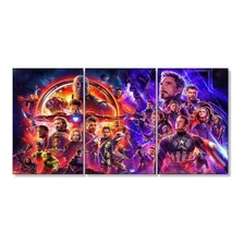 Kit Quadros Decorativos Infantil Vingadores Super Her贸is Foto mini 1