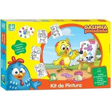 Kit Quadros Pintura Infantil Galinha Pintadinha Com Cavalete Foto mini 1