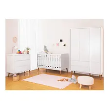 Kit Quarto Infantil Theo - Berço + Cômoda + Guarda-roupa 3 P Foto mini 1