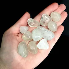 Kit Quartzo Transparente Cristal Pedras Natural Médio 100g Foto mini 3