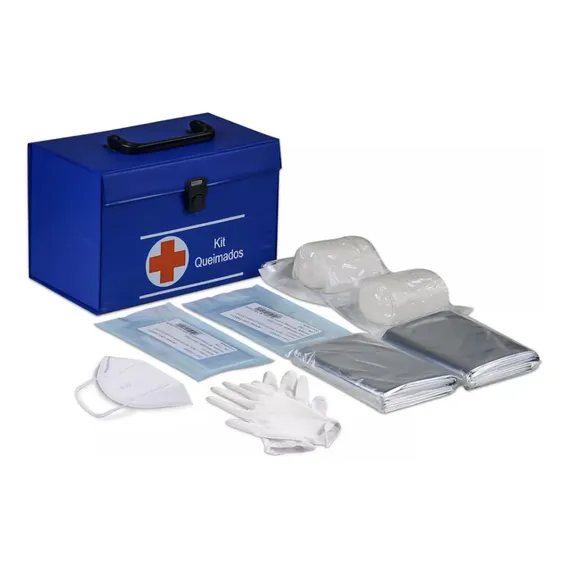 Kit Queimados Para AmbulĂąncia EmergĂȘncias Aph Resgate E Samu Foto 1