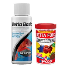 Kit Ração Prodac Peixe Betta Food 15g + Betta Basics 60ml Foto mini 1