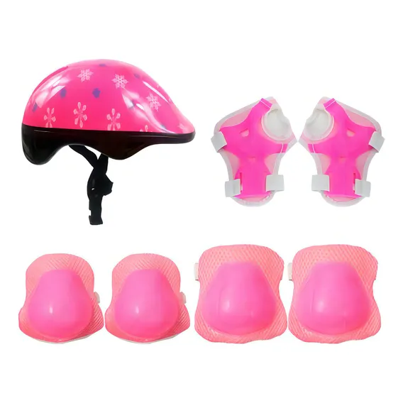 Kit Radical Sport Capacete + 3 Itens Proteção Infantil Foto 1