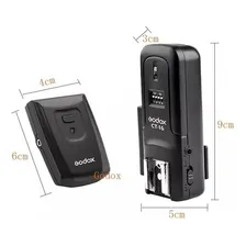 Kit Radio Flash Godox Greika Ct-16 Canais Canon Nikon Sony Foto mini  3