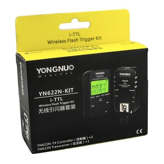 Kit Rádio Flash Yongnuo Yn622n + Yn622 Tx P/ Nikon Foto 1