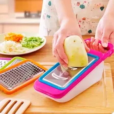 Kit Ralador Fatiador Multiuso 4 Lâminas 7 Peças Kehome Foto mini  2
