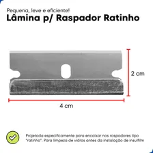 Kit Raspador Ratinho Plastico Com 10 Laminas Para Insulfilm Foto mini 4