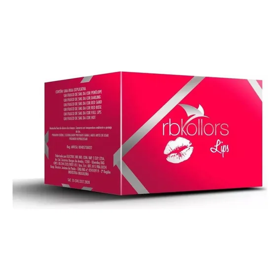 Kit Rb Kollors Lips 6 Pigmentos 5ml Cada Foto 1