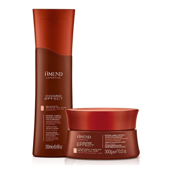 Kit Realce Da Cor Amend Cobre Effect Expertise Pequeno Foto 1