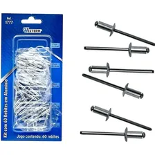 Kit Rebite Pop Alumínio Tamanho Variados 60 Peças - Western Foto mini 1