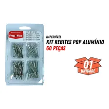 Kit Rebite Pop Repuxo Aluminio 4 Medidas 60 Peças Foto mini 3