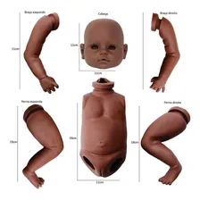Kit Reborn Molde Menina Negra Foto mini 3