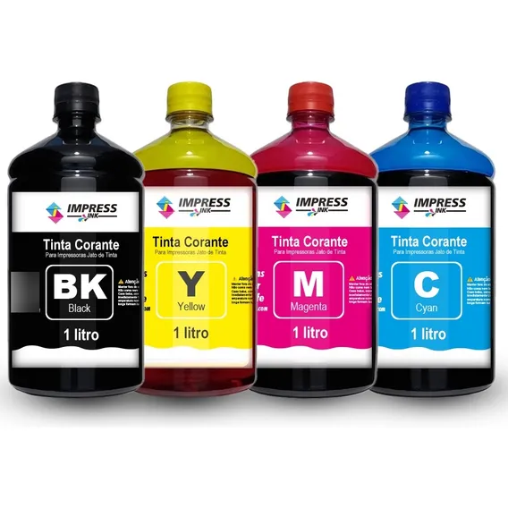 Kit Recarga 4 Litro Compatível Hp Impress Ink Tank 416 Foto 1
