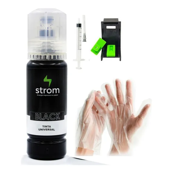 Kit Recarga Cartucho Comp Para Impressora Hp 3788 Com 100  Strom 3161 Foto 1