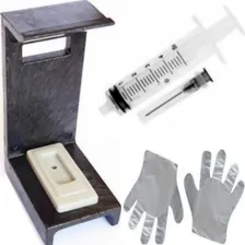 Kit Recarga Cartucho Preto com 100  Compativel Impressora HP 2774 2874 2676 Canon MP3510 MP2410 Tinta Corante Inkcor Foto mini  3