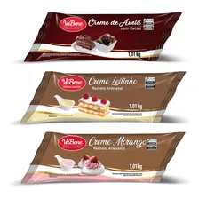 Kit Recheio Avela Morango E Leitinho Vabene 1 Kg Cada Foto mini 1