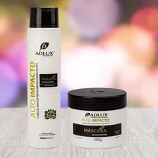 Kit Reconstrutor Alto Impacto Shampoo+ Mascara Adlux 12x S/j Foto mini 4