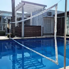 Kit Rede De V么lei Biribol De Piscina 3 Metros Foto mini 2