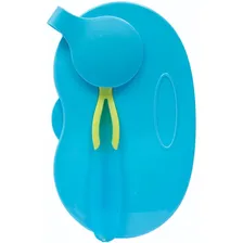 Kit Refeição Infantil Com Colher E Tampa Azul Buba Baby Foto mini 2