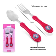 Kit Refeição Infantil Em Melamina Pratinho, Squeeze, Talheres Kit Papinha Foto mini 3