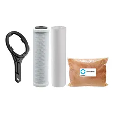 Kit Refil Deionizador Pp Carvão Resina Mb400 Chave Carcaça Foto mini 1