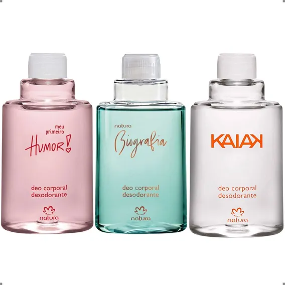 Kit Refil Desodorante Corporal Natura Feminino 100ml Cada Foto 1