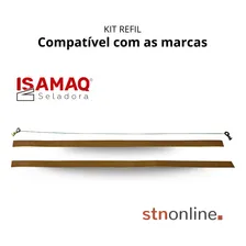Kit Refil Sela E Corta 60cm Teflon E Fio Niquel De Seladora Foto  mini 1